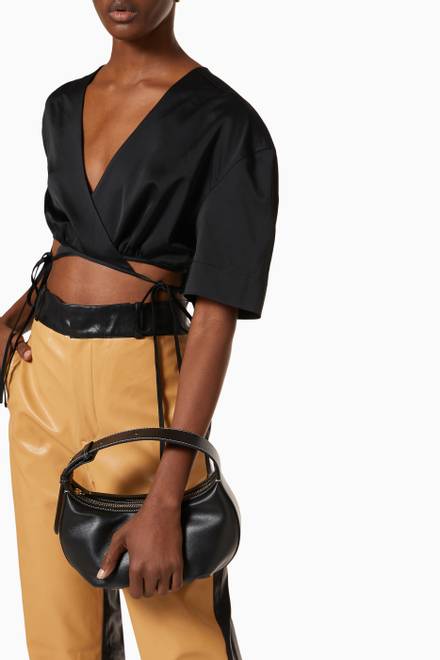 hover state of Puff Shoulder Bag in Nappa  