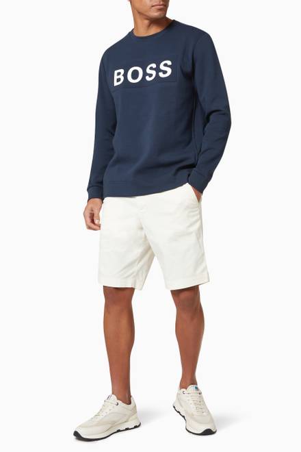 hover state of Logo Sweatshirt in Cotton Blend  