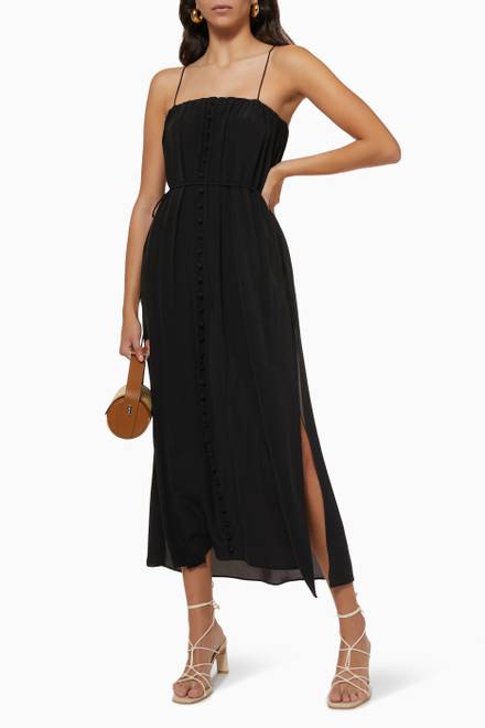 hover state of Naomi Maxi Dress in Silk Chiffon    
