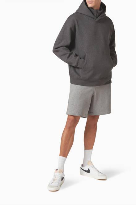 hover state of Half-zip Hoodie in Cotton Terry     