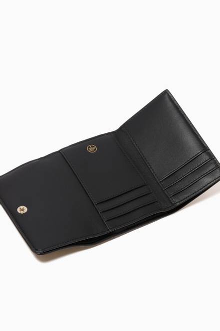 hover state of Continental Trifold Wallet in Small Grain Leather 