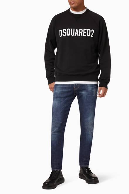hover state of Logo Sweater in Cotton  