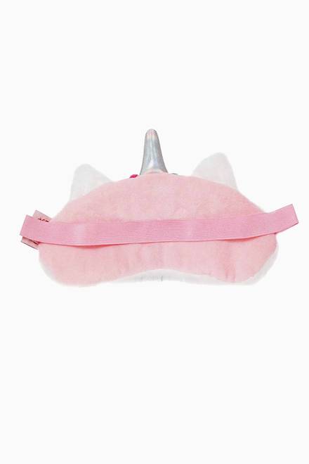 hover state of Miss Gwen Flower Crown Plush Sleep Mask   