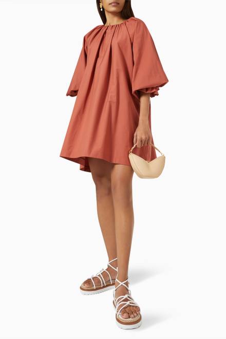 hover state of Marceau Dress in Cotton Poplin    