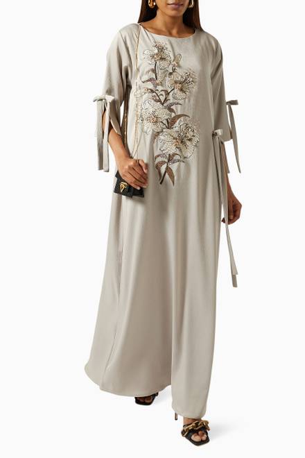 hover state of Beaded Embroidered Kaftan 