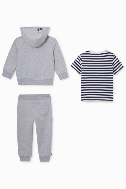 hover state of Hooded Set Giftbox in Organic Cotton