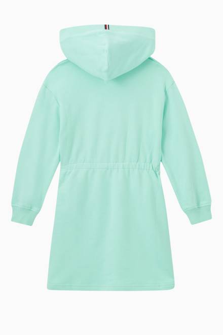hover state of Essential Hoodie Dress in Organic Cotton  