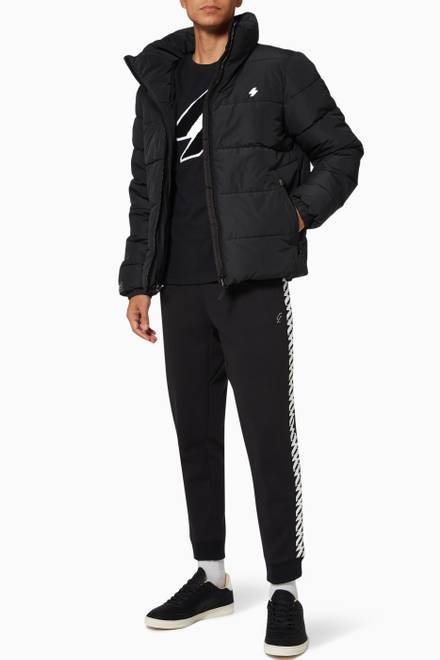hover state of Code Tape Trackpants in Cotton Fleece 