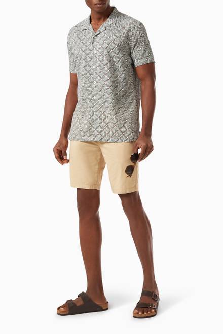hover state of Mykonos Cuban Shirt in Cotton