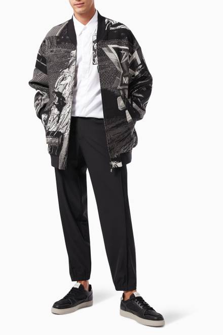 hover state of Racing Capsule Collection Bomber Jacket in Jacquard 