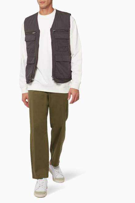 hover state of Utility Style Gillet in Cotton