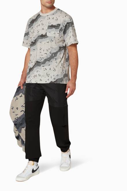 hover state of Camo Pocket T-shirt in Cotton Jersey    