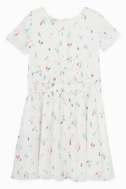 hover state of Multicolour Drop Print Dress  