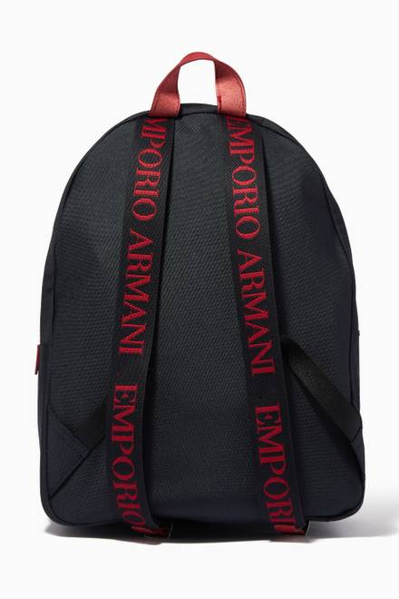 hover state of Logo Patch & Tape Strap Backpack