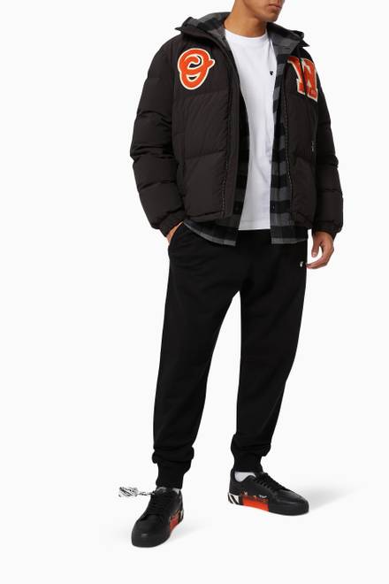 hover state of Varsity Puffer Jacket in Nylon & Feather Down 