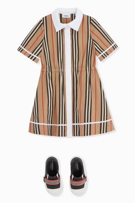 hover state of Alexandra Icon Stripe Dress in Cotton  