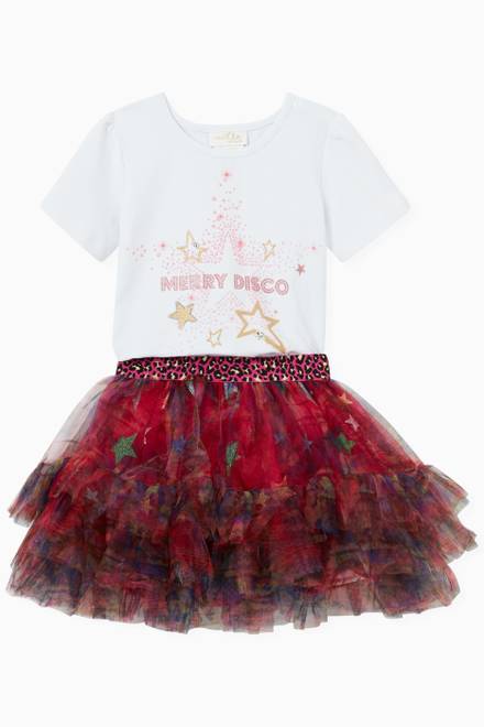 hover state of A Go Glitter Tutu Skirt in Tulle