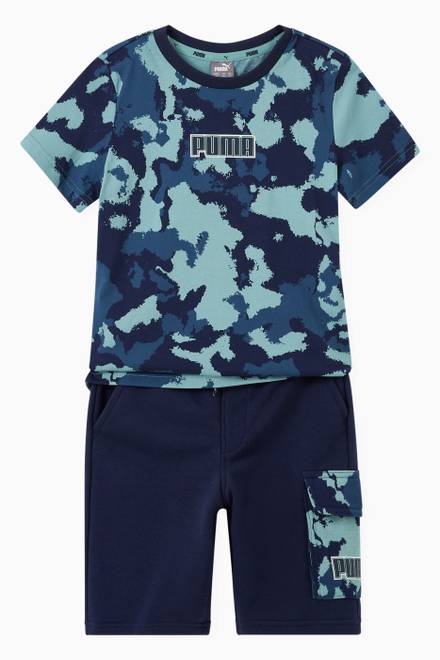 hover state of Alpha Cargo Sweat Shorts in French Terry  