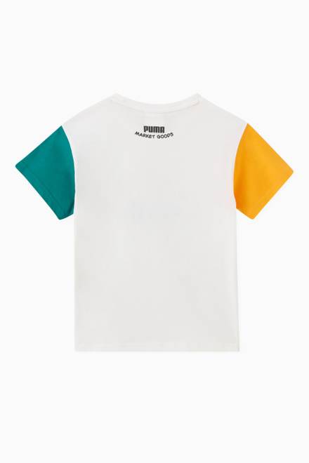 hover state of Puma x Garfield Colourblock T-shirt