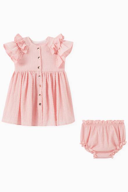 hover state of Frill Detail Dress with Bloomers 