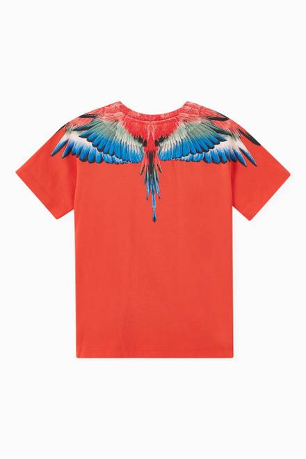 hover state of Wing Pattern T-Shirt in Jersey 