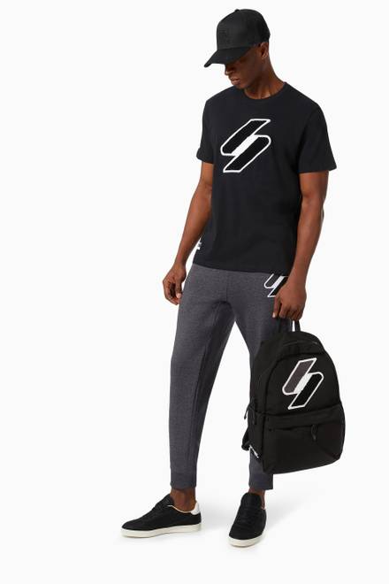 hover state of Code Logo Joggers in Cotton 