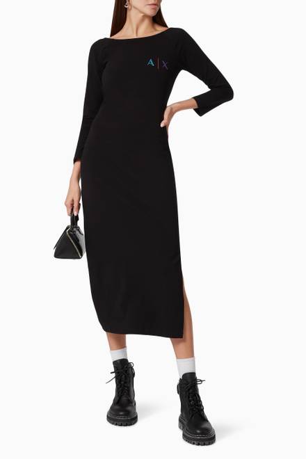 hover state of Bodycon Maxi Dress in Jersey