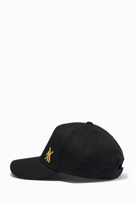 hover state of AX Embroiderey Baseball Cap in Cotton Twill   