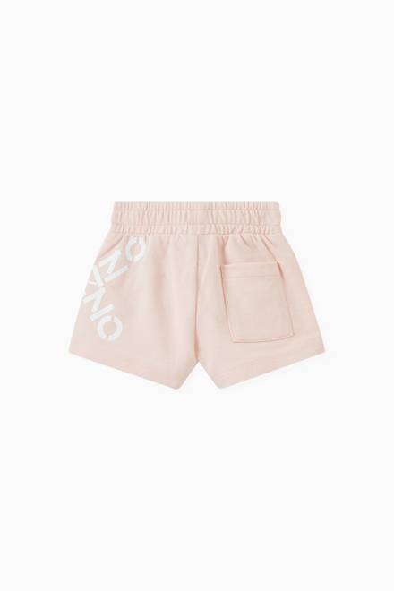 hover state of Logo Print Shorts in Cotton 
