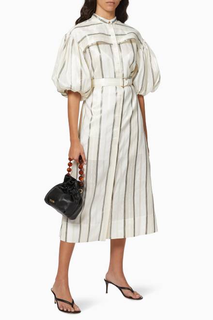 hover state of Stradford Dress in Linen  