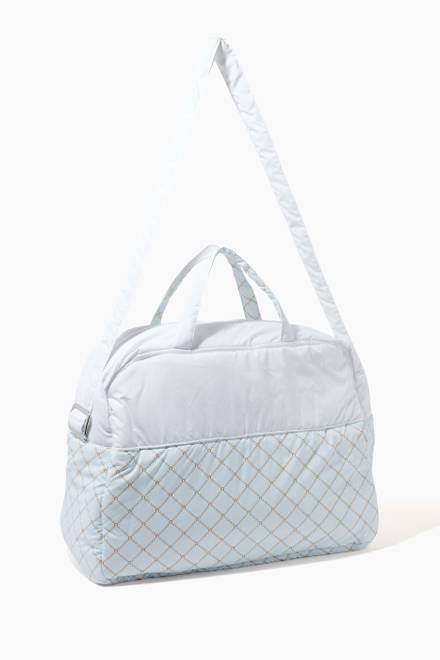 hover state of Logo Patch Diaper Bag in Nylon     