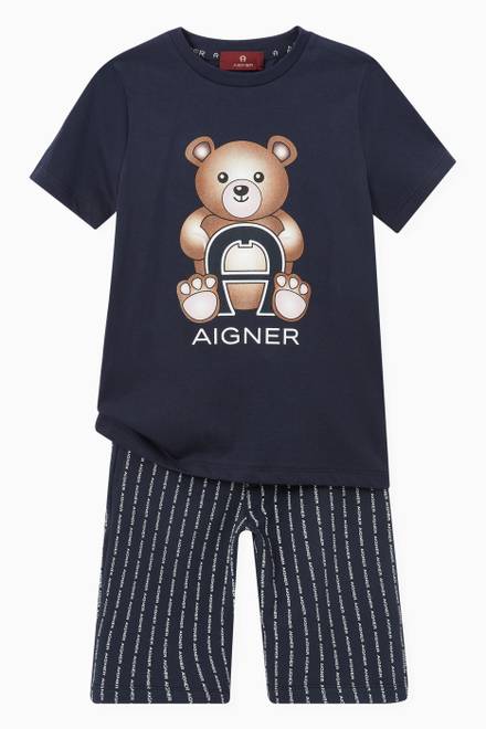 hover state of Logo Teddy Bear T-shirt in Jersey 