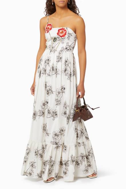 hover state of Alabama Floral Maxi Dress 