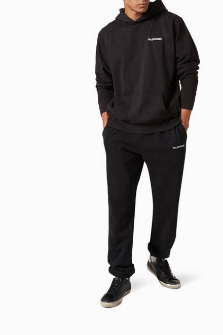 hover state of Oversized Hoodie in Cotton Fleece       