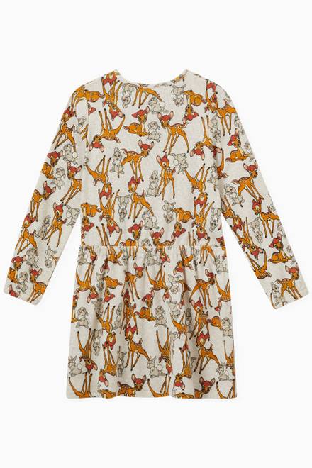 hover state of All-over Bambi Print Dress in Organic Cotton