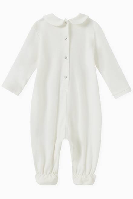 hover state of Teddy Print Pyjama in Cotton Jersey  