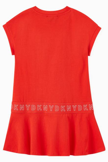 hover state of Logo Patch Dress in Cotton  
