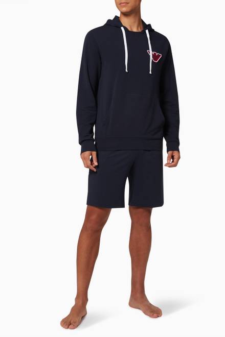 hover state of Hooded Sweatshirt in Cotton