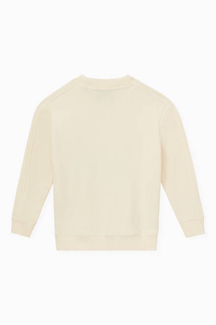 hover state of Embroidered Sweatshirt in Cotton   