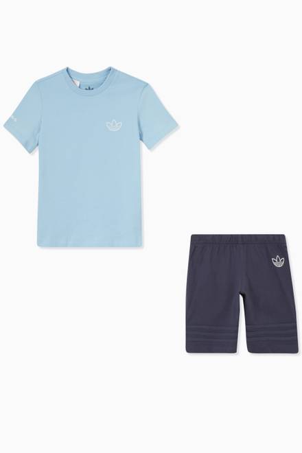 hover state of Logo T-shirt and Shorts Set