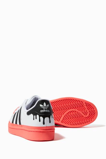 hover state of Colour Band Superstar Sneakers in Synthetic Leather