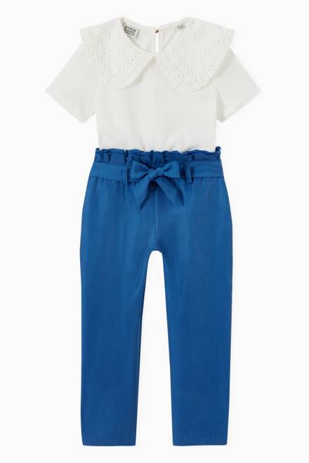 hover state of Ruffle Detail Pants in Cupro