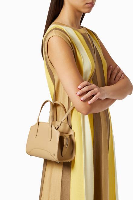 hover state of Sesia Micro Tote Bag in Calfskin    