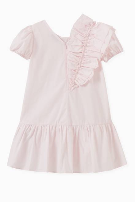 hover state of Ruffled Dress in Cotton