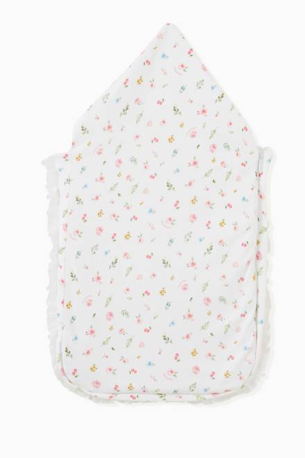 hover state of Flower and Cherry Print Sleeping Bag 