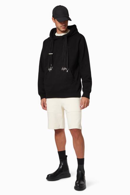 hover state of Multi-cord Hoodie in Cotton Jersey  