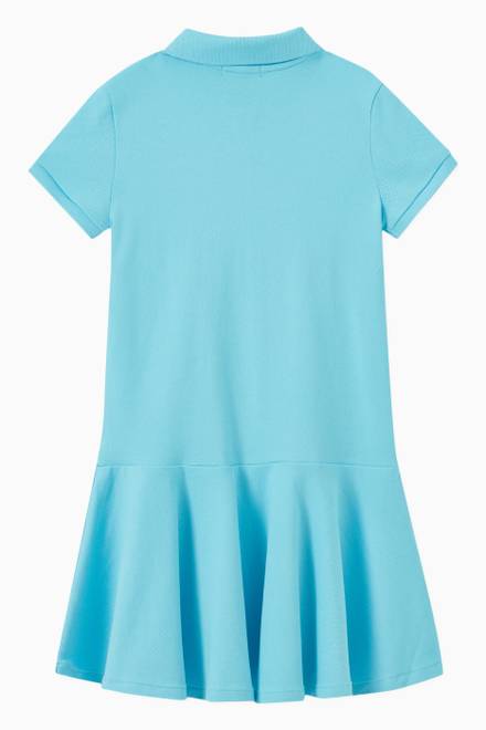 hover state of Polo Dress in Cotton Piqué 