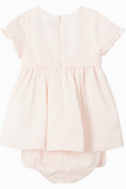 hover state of Ruffle Bib Bodice Dress with Bloomers
