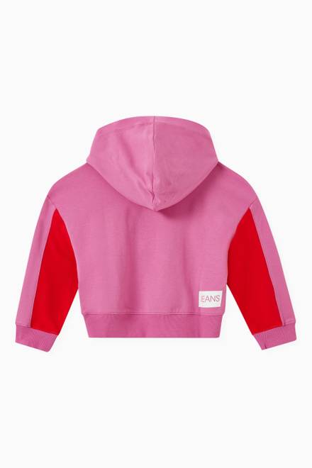 hover state of Colour Block Hoodie in Jersey