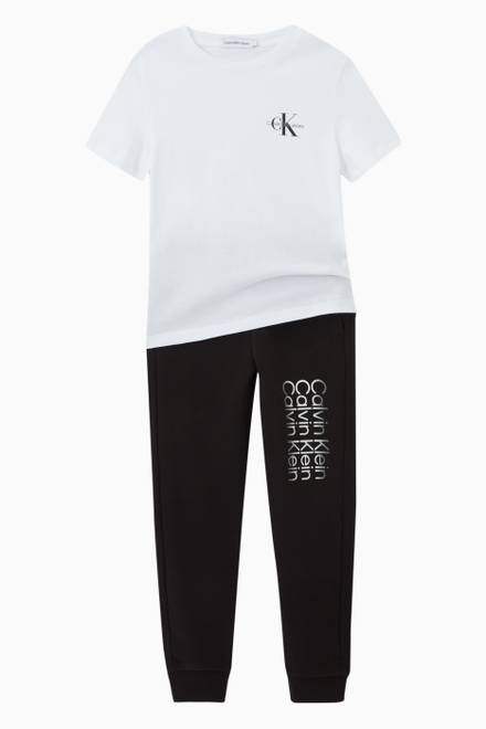 hover state of Logo Jogging Pants in Cotton